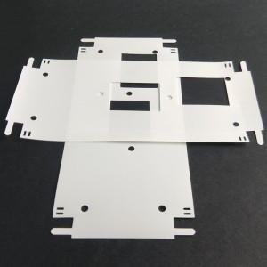 fr1 insulation sheet white 0.25mm insulation gasket flame retardant pc insulation sheet