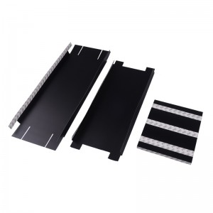 Module top cover insulation sheet Black high temperature resistant insulation sheet 0.43mm insulation material processing