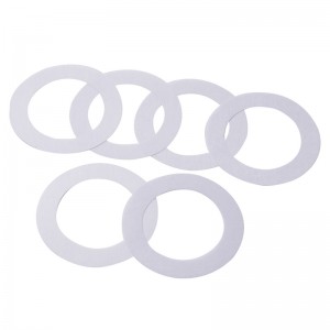 Dongguan Bopu Wholesale DM insulating paper white insulating gasket 0.2mm round thin insulating paper