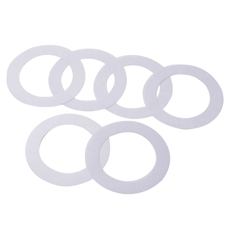 Dongguan Bopu Wholesale DM insulating paper white insulating gasket 0.2mm round thin insulating paper