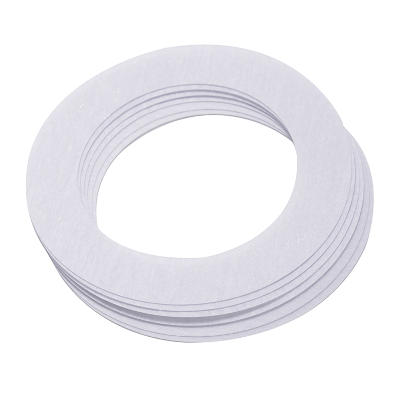 Dongguan Bopu Wholesale DM insulating paper white insulating gasket 0.2mm round thin insulating paper