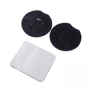 Supply black traceless removable glue, silicone single and double-sided adhesive, mobile phone bracket auxiliary suction cup removable glue